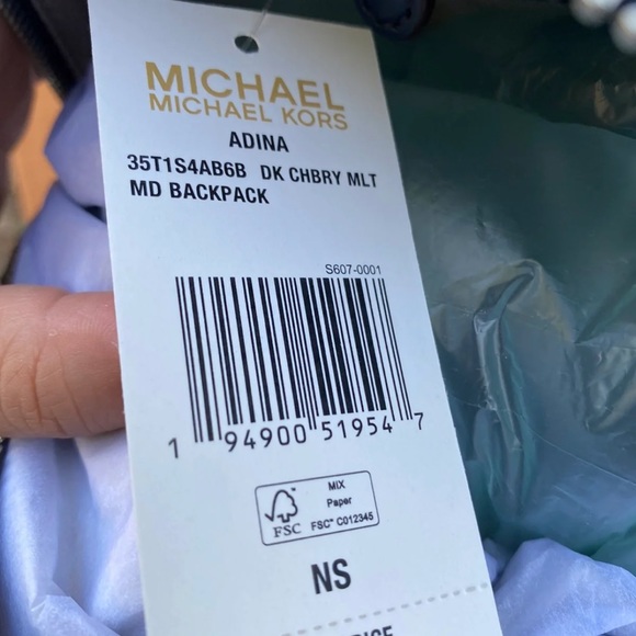 MICHAEL KORS 35T1S4AB6B ADINA MEDIUM BACKPACK - Picture 9 of 13